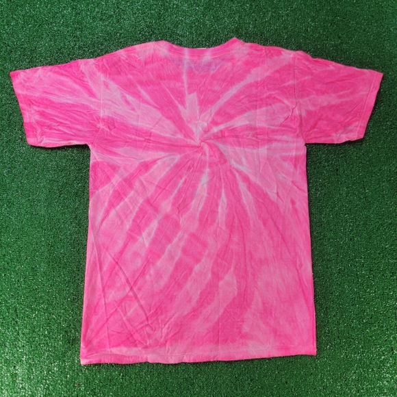 Georgia Bulldogs Women's Pink Tie-Dye T Shirt Size Small Hanes Tag UGA NCAA New - Picture 6 of 6